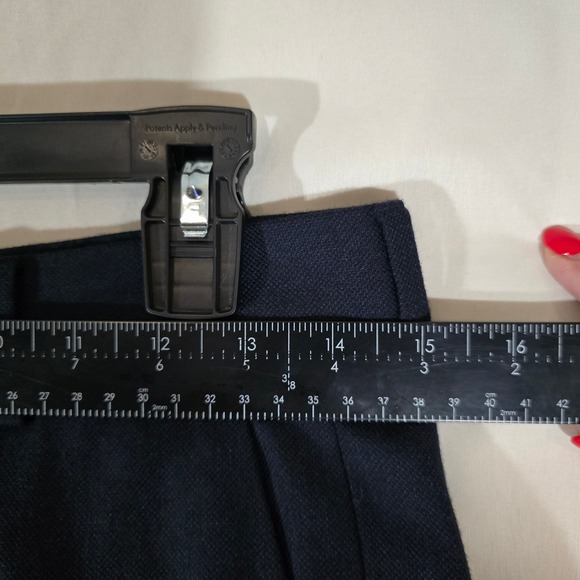 J Crew Ludlow Slim Fit Trousers Navy Wool Blend Dress Pants Men's W28 L32 - Picture 11 of 13